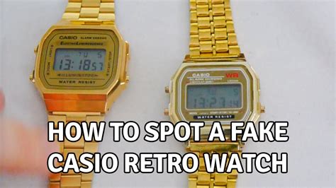 how to spot a fake gold casio watch|casio watches genuine.